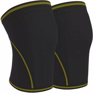 GAF Personnalisé Vente en gros 7Mm Gym Sports Haltérophilie Powerlifting Néoprène Genouillères flexibles Manchons de compression Soutien du genou - Product Image 3