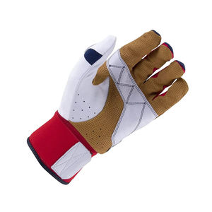 Gants de frappe de baseball et de softball en cuir véritable pour adultes, avec design personnalisé - Product Image 3