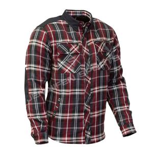 Vente en gros de vêtements de sport pour hommes 100% coton flanelle tissu manches longues boutons fermeture poches poitrine et doublure matelassée pour l'hiver - Product Image 1