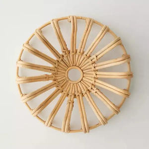 Centro de mesa de fruta de bambú y ratán natural Essentials-Cuencos para servir ensaladas de frutas hechos a mano más vendidos hechos a mano en Vietnam - Product Image 3