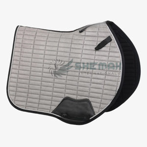 Tapis de selle pour chevaux Doublure douce anglaise de qualité supérieure Couche extérieure durable rembourrage confortable équipement équestre élégant - Product Image 2