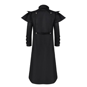 Abrigos largos transpirables para hombre Vintages-Ropa victoriana-Trajes góticos-Ropa Abrigo de cuero genuino - Product Image 5