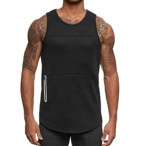 Débardeur personnalisé pour fitness, course à pied, à col ras du cou, en tricot, vente en gros - Product Image 5