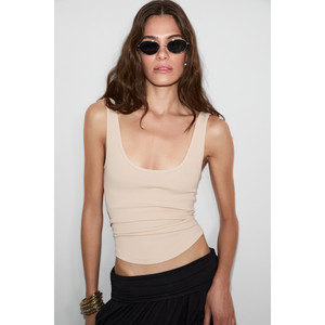ETHIQUET ORYA <b>Women's</b> Organic Cotton Soft and Stretch Fabric Scoop Neck <b>Tank</b> <b>Top</b> - Product Image 5