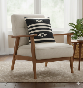 Funda de Cojín Moderna Cuadrada con Diseño Floral Tejido, Cierre de Cremallera, Lavable, Personalizable, Diseño Cosido, para Hogar y Hotel, 250g - Product Image 1