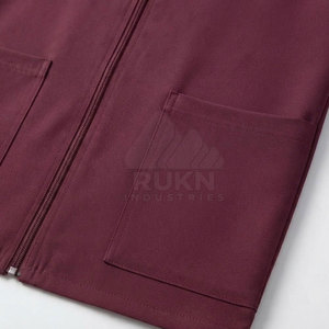 Chaqueta Médica Cálida con Cierre Completo, Tejida, de Alta Calidad, con Logotipo Personalizado, Servicio OEM, para Personal de Hospitales y Clínicas - Product Image 6