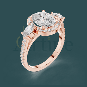 Anillo de resina colorido de 18K | Llamativo grueso en negrita - Product Image 1