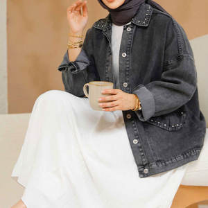 Haute qualité femmes modeste veste bas quantité minimale de commande femmes modeste veste nouveauté femmes modeste veste - Product Image 5