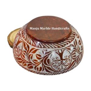 Producto de alta calidad, el mejor fabricante indio de cuenco curvo a mano de esteatita con uso de forma redonda para herramienta de cocina para el hogar y el hotel - Product Image 3