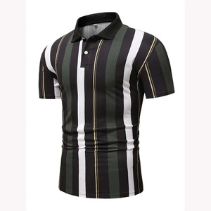 Camiseta Polo de golf de tarifas al por mayor de fábrica OEM personalizada de alta calidad con bonito diseño y camiseta Polo de hombre de mezcla de colores de tela - Product Image 1