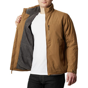 Men's Customized Logo Softshell Jackets Fashionable All-Sizes Colors Best <b>Material</b> for Winter Light Features with Stand Collar - Product Image 3