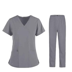 Uniformes Médicos de Manga Larga para Enfermeras, Trajes de Enfermería con Tejido de Punto, Conjuntos de Uniformes Personalizables 2026 - Product Image 1