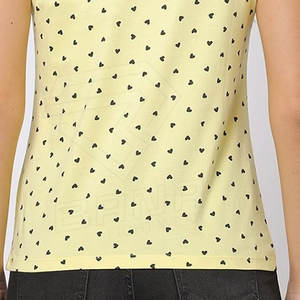 เสื้อยืดแขนสั้นผู้หญิงระบายอากาศได้ดีเสื้อยืดผ้าฝ้ายโพลีเอสเตอร์พิมพ์ลายดีไซน์ใหม่เป็นมิตรต่อสิ่งแวดล้อมฤดูร้อน - Product Image 6