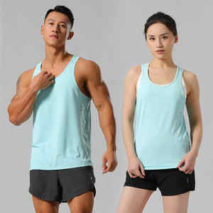 Vente en gros sur mesure Vêtements de sport fitness, entraînement, musculation, débardeur, gilet en coton personnalisé, débardeur de course pour hommes gym - Product Image 1
