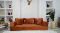 Siège de sol arabe Canapé de sol arabe Plancher de siège arabe | 12 pièces, 28 danses avec coussin éponge épaisseur 20cm