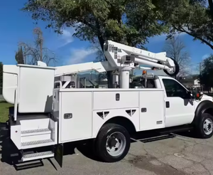 Usado para Ford F-550 2020, Camión con Plataforma Elevadora de 37 pies / Camión con Cesta - AT37G, Elevador Aéreo Automático, Bajo Kilometraje - Product Image 5