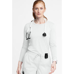 T-shirt à manches longues pour femme médecin hôpital sous gommage | T-shirt à manches longues de haute qualité pour clinique médicale sous gommage - Product Image 6