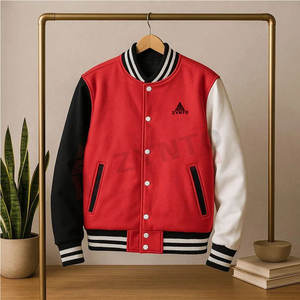 Chaqueta Letterman de Primera Calidad, Nuevo Diseño, Chaqueta Letterman de Invierno, 100% Algodón - Product Image 3