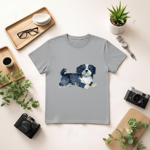 T-Shirt Unisex 100% Cotone 210GSM Stile Casual Personalizzabile con Stampa Serigrafica Tecnica DTG Modello Rose Disponibile in Varie Taglie - Product Image 3