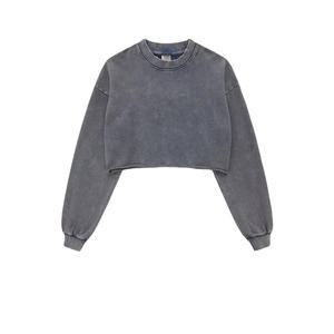 Sudadera Extra Grande de Algodón Terry Liso Bordado para Mujer, de Alta Calidad, Ecológica, para la Calle - Product Image 1