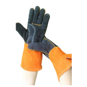 Guantes de soldadura de cuero de vaca personalizados de la mejor calidad, empuñaduras cómodas de alta resistencia, guantes protectores de seguridad, tendencia - Product Image 6