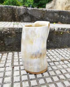 Meilleure vente poli naturel corne de buffle artisanat tasse Animal Style thé et bière accessoire à boire - Product Image 1