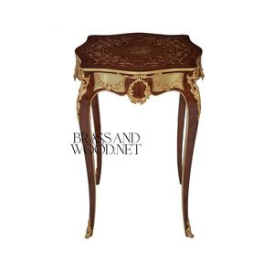 Juego de Mesa de Centro y Mesa Auxiliar de Madera Ornamentada de Lujo - Product Image 5