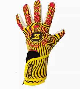 Gants de gardien de but de football Offre Spéciale ajustement personnalisé poignée en latex de cuir de haute qualité pour le confort pour les Sports de plein air - Product Image 2