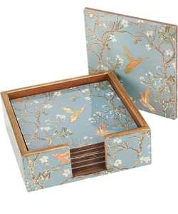 ที่รองแก้วเครื่องดื่มทำจากไม้พร้อมการสร้างแบรนด์ตามสั่งสำหรับร้านอาหารคาเฟ่และบาร์อุปกรณ์เสริมที่รองแก้ววอลนัท - Product Image 6