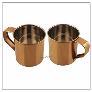 Tasse en acier inoxydable Tasse en acier inoxydable avec poignée Tasse à boire en acier inoxydable - Product Image 3