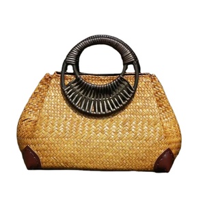 Trendy Women's Handbag Beach Multicoloured Elegant <b>Straw</b> <b>Bags</b> Customized Ladies Shoulder <b>Straw</b> Hand <b>Bags</b> Wholesale Products - Product Image 1