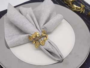 Ronds de serviette, ronds de serviette en rotin, ronds de serviette en osier, décor de table - Product Image 2