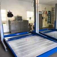Ascenseur de stationnement automatique à deux étages pour voitures à deux étages Système de stationnement hydraulique pour voitures à deux niveaux