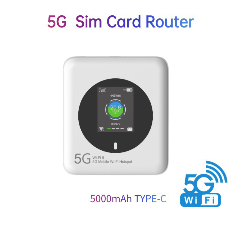 Factory MF5605 5G MiFi Router with SIM Card Slot, UNISOC UDX710