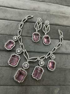 ชุดสร้อยคอแต่งงานแบบอินเดีย สร้อยคอแบบซาบายาซาชีประดับมรกต ชุดเครื่องประดับแต่งงานแบบปากีสถาน ของขวัญสำหรับงานหมั้น สร้อยคอสำหรับผู้หญิง - Product Image 4