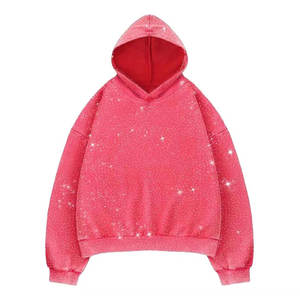OEM Service Top Selling Best Design Men <b>Rhinestone</b> <b>Hoodies</b> Lightweight Comfortable Men <b>Rhinestone</b> <b>Hoodies</b> - Product Image 1