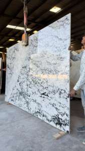 Losa translúcida retroiluminada de mármol blanco hielo exótico de lujo para baño, salón, cocina, Villa, sala de estar, aplicación interior pulida - Product Image 3