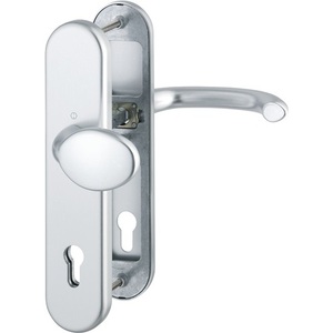 HOPPE Schutzgarnitur Marseille 76G/3331/3410/1138 Aluminium F1 <b>Door</b> & <b>Window</b> <b>Accessories</b> 92mm X 66-76mm - Product Image 1