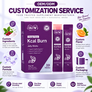 OKTW Kcal Burn Jelly Sticks Sabor <span class=keywords><strong>Naranja</strong></span>, Apoyo a <span class=keywords><strong>la</strong></span> Saciedad, Control de Peso, Suplemento Dietético, Marca Privada OEM - Product Image 6