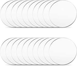 Dessous de verre uniques en noyer sûr pour café Dessous de verre à paillettes acryliques pour les événements de banquet pour différentes tailles personnalisées - Product Image 4