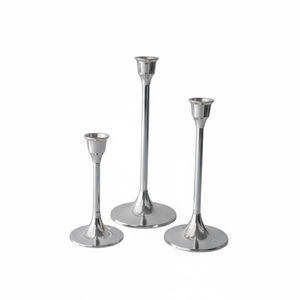 Prime Quality Gold Aluminium <b>Tapered</b> <b>Candle</b> Holders Set Of 3 Elegant Home Decor Tabletop <b>Candle</b> Holder In Reasonable Price - Product Image 3