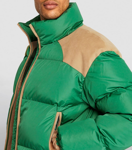Nueva Chaqueta de Invierno para Hombre Estilo Americano 2025, Chaqueta Acolchada de Gran Tamaño, Estilo Burbuja, Diseño Sólido, Cuello Alto de Lona - Product Image 6