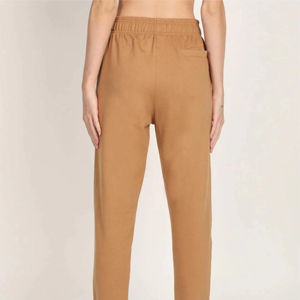 Pantalon de jogging pour femme à taille haute avec logo personnalisé, extensible et respirant, style plat à l'avant, pour la salle de sport et la course à pied en hiver - Product Image 5