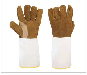 Gants de soudage en peau de vache longs et courts Vêtements de sécurité pour le soudage Tig Gant de sécurité à bas prix - Product Image 4