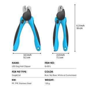 Cortaúñas Premium para mascotas con lima de uñas de acero inoxidable de cortesía, herramientas de aseo de precisión con 2 años de garantía - Product Image 3