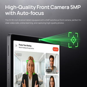 Trực Tuyến Lớp HD Voip Âm Thanh Tốt Chất Lượng 11 Inch 6 + 128GB Phía Trước Máy Ảnh 5MP AF Không Thấm Nước GMS Chứng Nhận Mic * 4 Android Máy Tính Bảng - Product Image 2