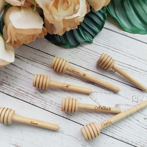 Mezclador de Miel de Madera Hecho a Mano SANIYA HANDICRAFT de la Mejor Calidad, Ecológico, Nuevo Diseño, Capacidad de 10 ml, Apto para Lavavajillas - Product Image 4