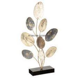 Cuivre Antique Fini Heavy Duty Metal Fait Forme Ronde Unique Fantaisie Designer Ensemble De 2 Attrayant Look Sculpture De L'Inde - Product Image 2