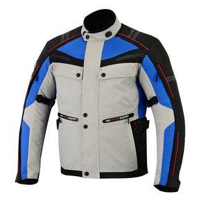 Veste de moto en cuir Vêtements pour hommes Vestes en cuir de moto de course imperméables Vestes de moto en cuir véritable - Product Image 1