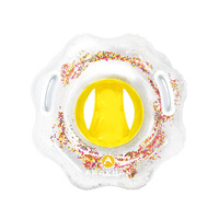 Siège flottant gonflable pour bébé ARAKHAN (WC-W14) de marque privée OEM – Modèle siège (WC-W14) avec support rembourré et design scintillant pour la natation estivale